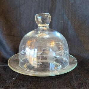 Princess House Butter Dish w/ Cloche